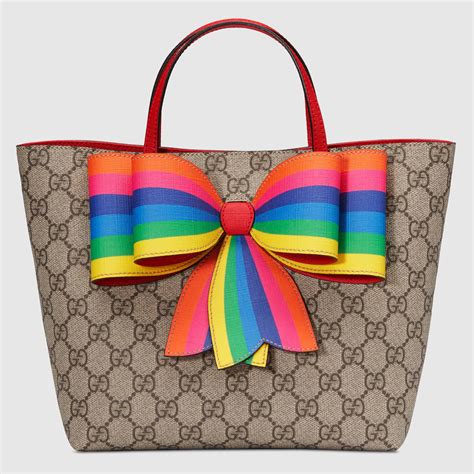 gucci rainbow handbag|gucci baguette bag.